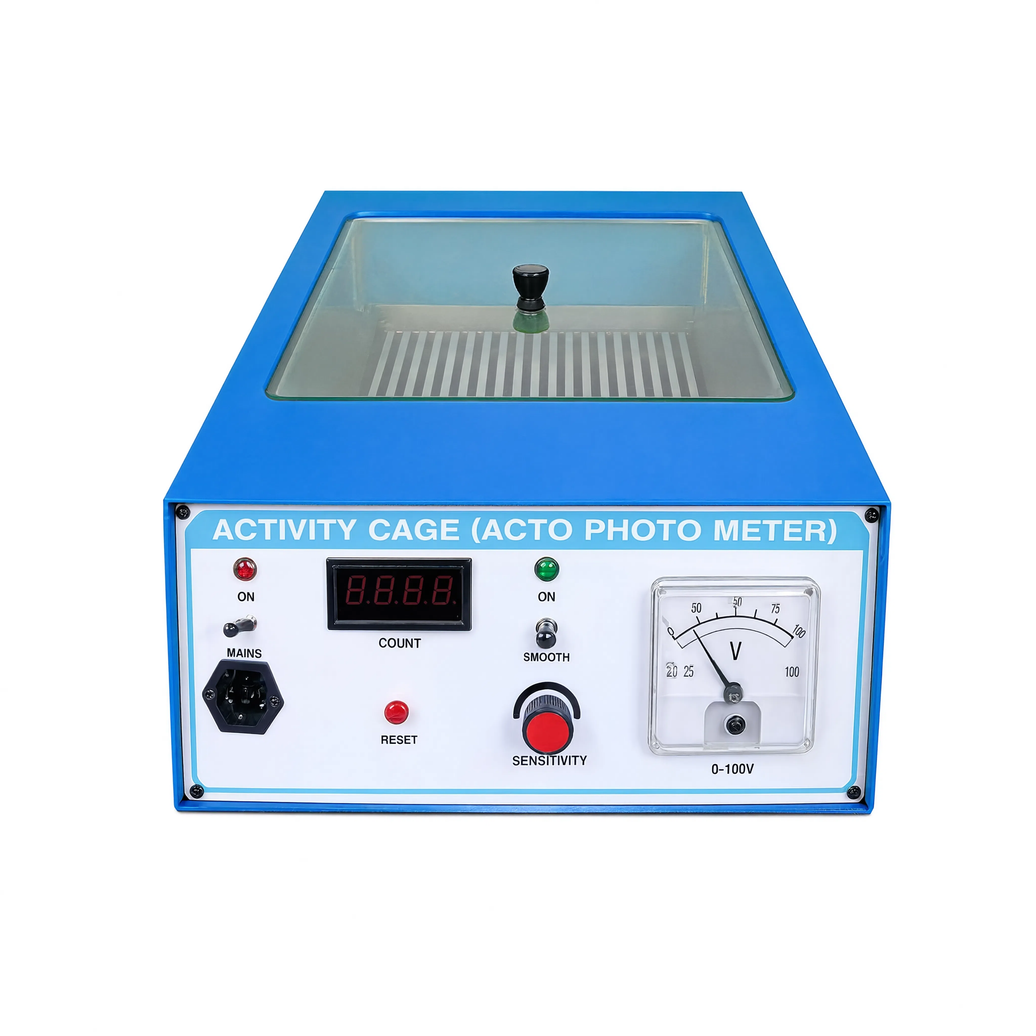 Activity Cage (Actophotometer) – Digital Animal Activity Monitoring Instrument for Pharmacology Research