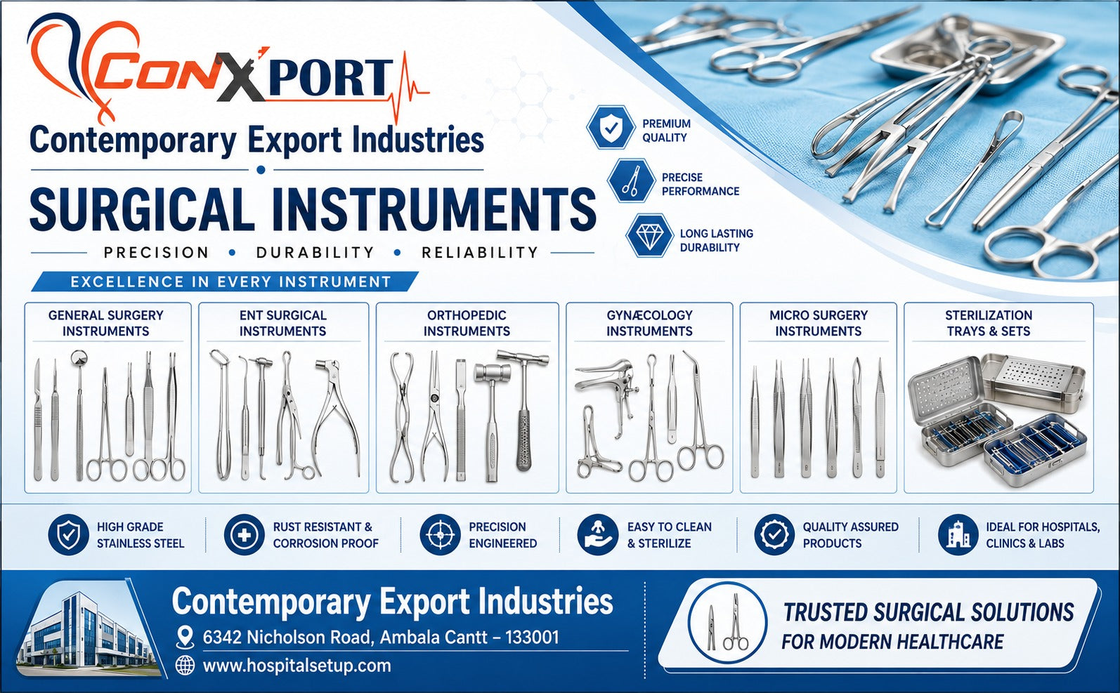 Surgical Instruments Manufacturers in India-Essential Surgical Instruments