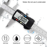 6 Inch Digital Vernier Caliper, 0–150mm