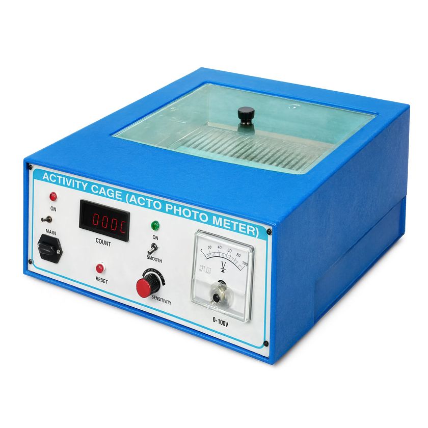 Activity Cage (Actophotometer) – Digital Animal Activity Monitoring Instrument for Pharmacology Research