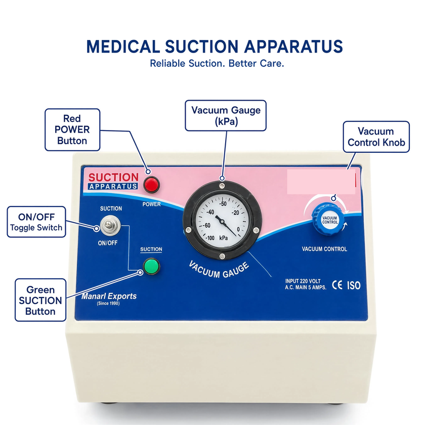 Electric Suction Machine – Medical Suction Apparatus for Hospitals & Clinics
