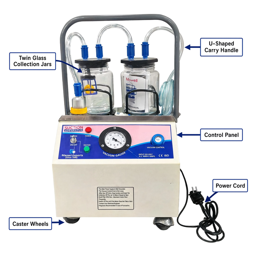Electric Suction Machine – Medical Suction Apparatus for Hospitals & Clinics