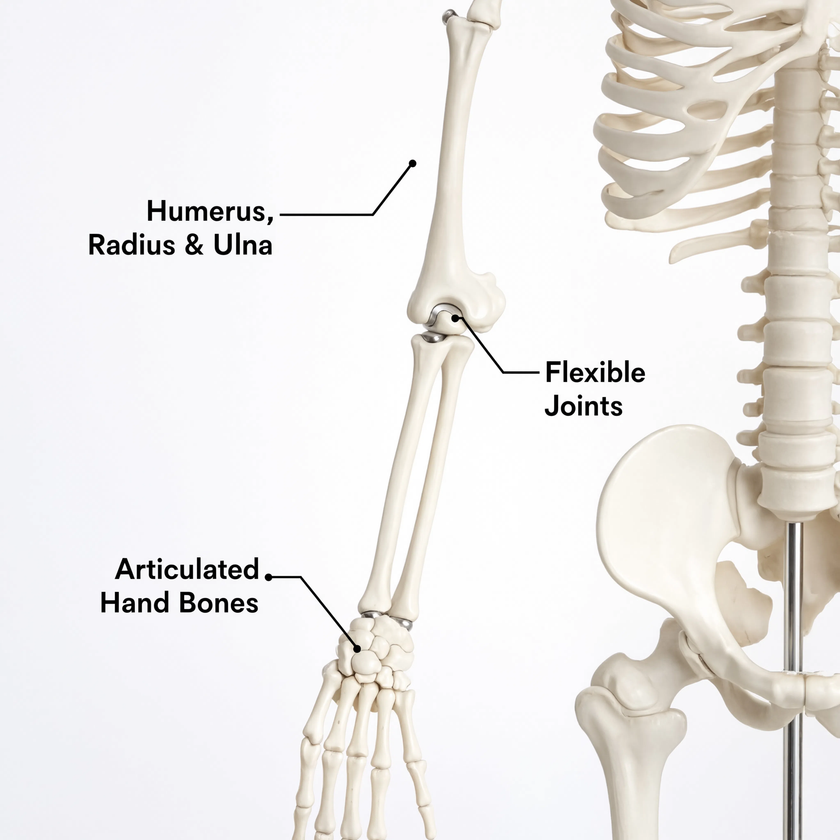 85CM Human Skeleton Model with Stand
