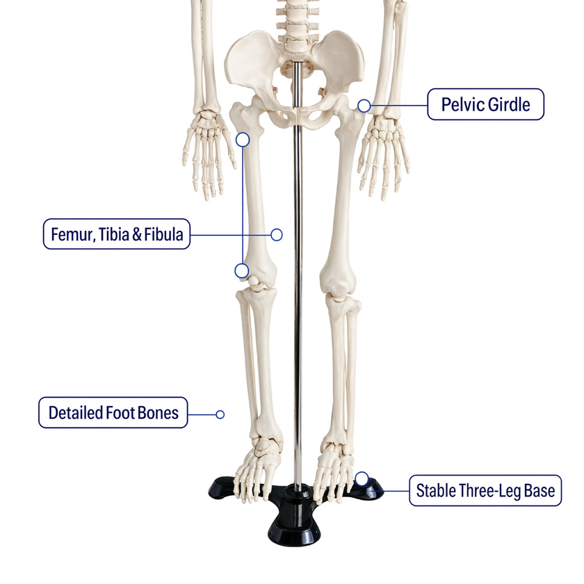 85CM Human Skeleton Model with Stand