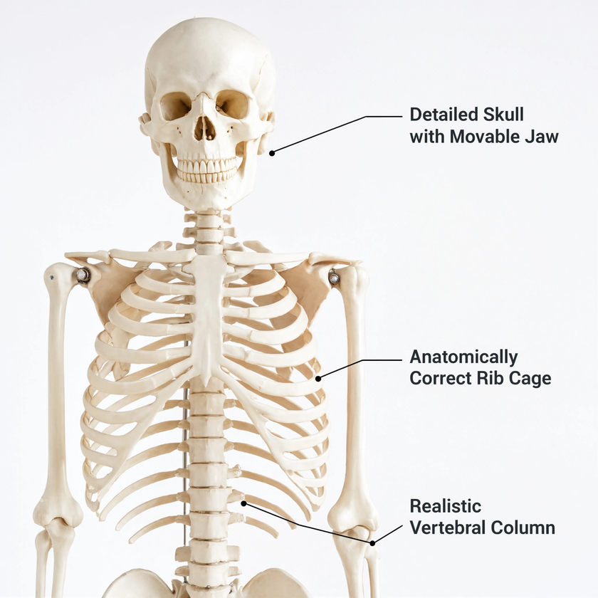 85CM Human Skeleton Model with Stand