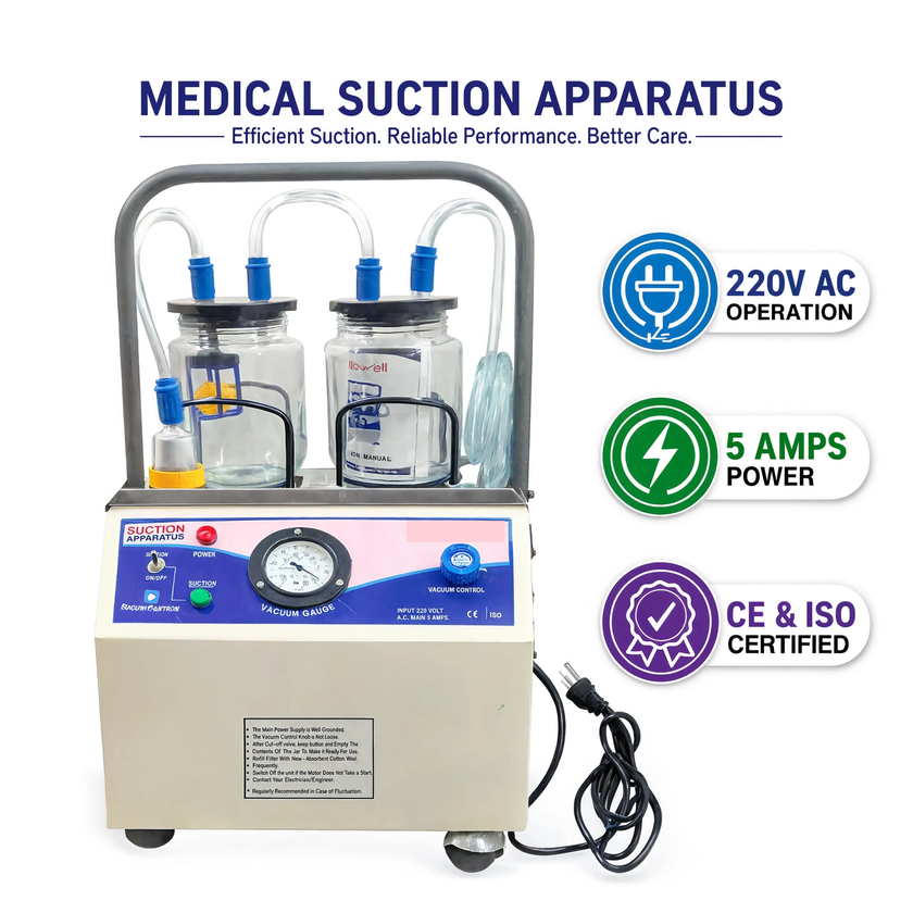Electric Suction Machine – Medical Suction Apparatus for Hospitals & Clinics